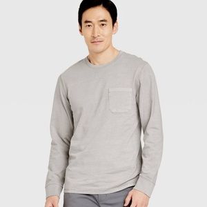Goodfellow & Co. Men’s Gray Long Sleeve T-shirt